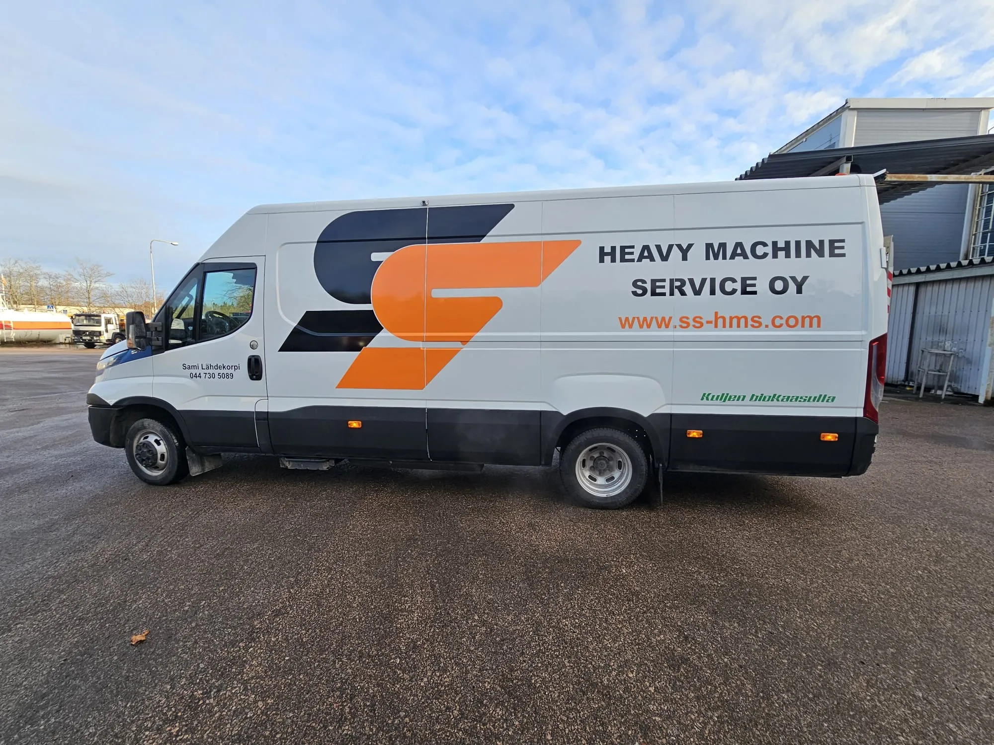 SS Heavy Machine Service Oy:n paku